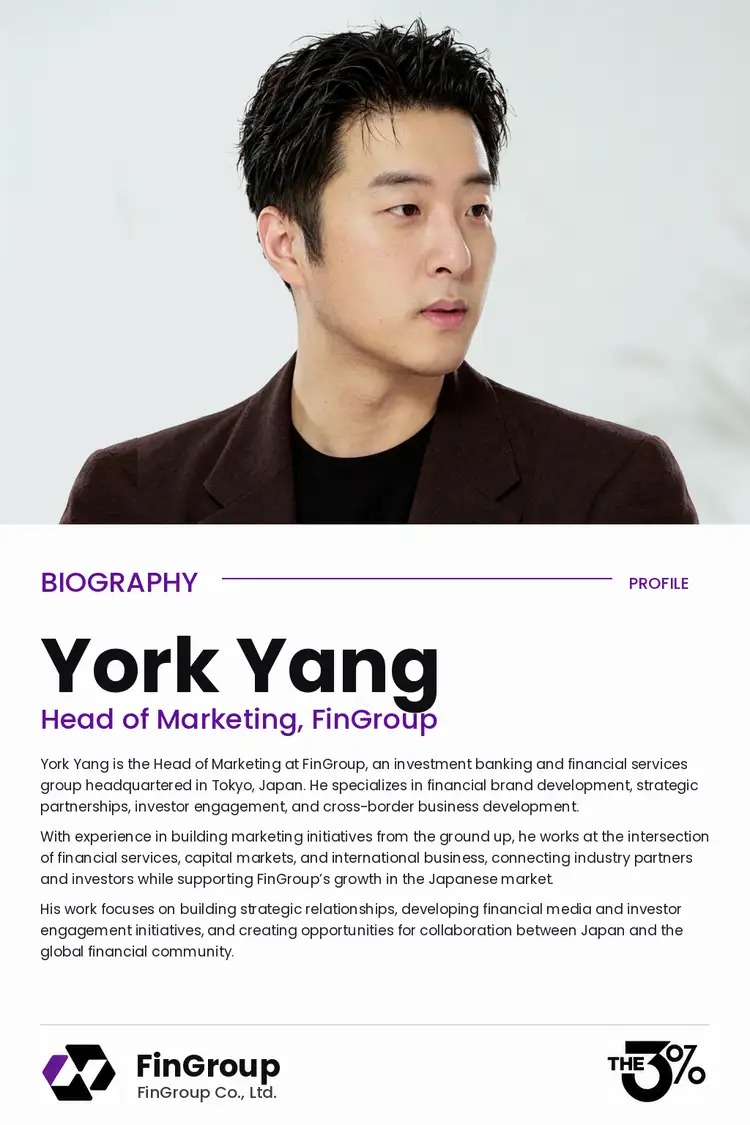 York Yang - Head of Marketing, FinGroup